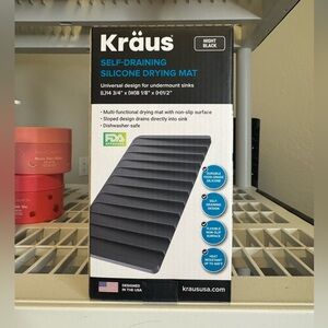 Kraus Self-Draining Silicone Drying Mat